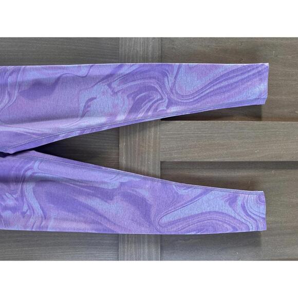 Beyond Yoga SoftMark High Rise Midi Leggings Pink Chai Iris Melt Women’s size XS - Picture 3 of 15